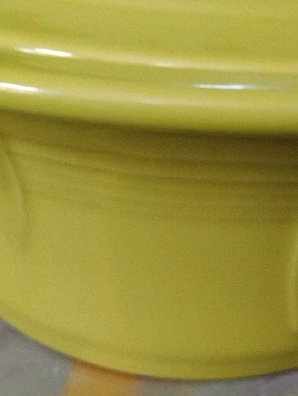 Fiestaware Lemongrass Covered Ceramic Casserole Dish NWT